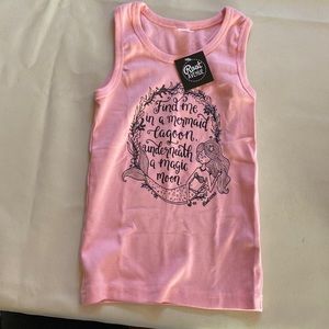 Cute Mermaid Lagoon Kid’s Tank